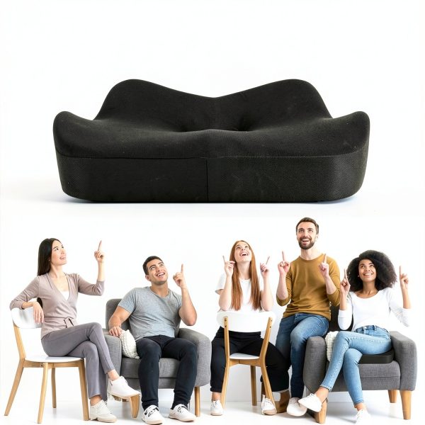 Memory Foam Car Seat Cushion WANTELL Anti Slip-4